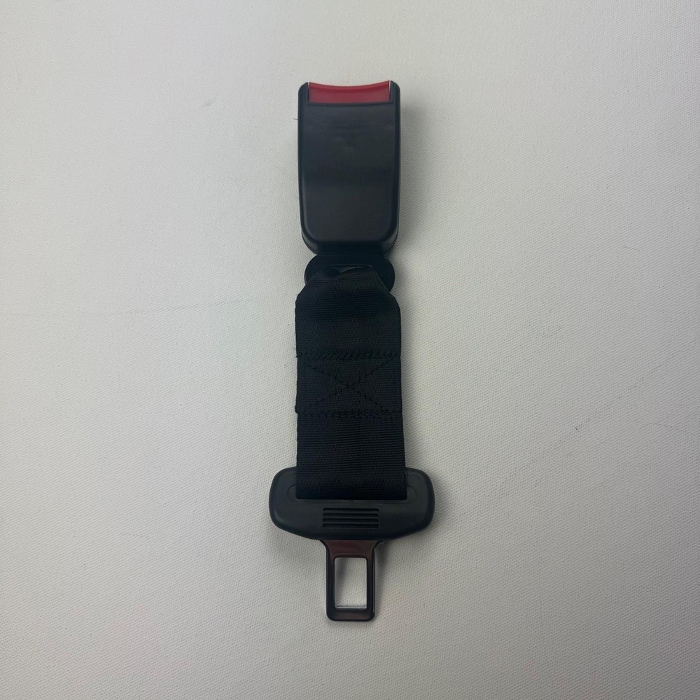 Universal Car Seat Belt Extender Adjustable Safety Buckle Extension Black